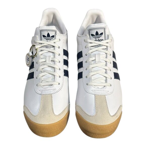 Adidas Samoa IF7164 Men’s Size 9 Cloud White Night Indigo Shoes New w/o Box - Picture 2 of 8